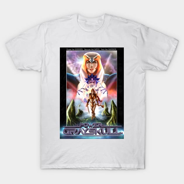 THE POWER OF GRAYSKULL poster T-Shirt by CrazyPencilComics